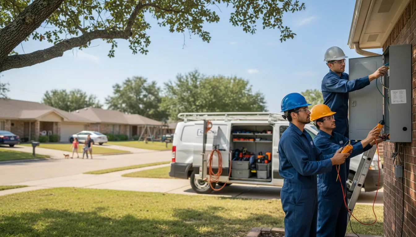 Certified electrician providing emergency electrical services in Burdett, NY